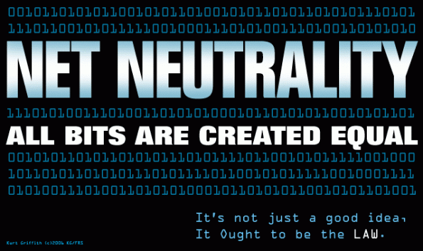 Neutralité du Net. Tous les bits sont créés égaux. Ce n'est pas seulement une bonne idée, ça devrait être la loi.